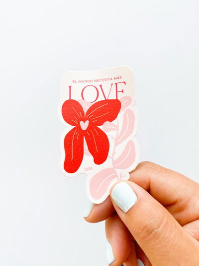El mundo necesita más love - sticker