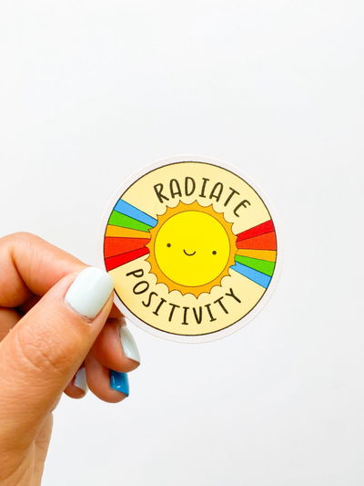 Radiate positivity - sticker