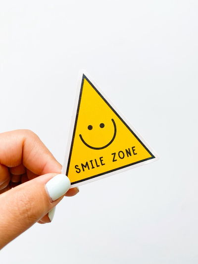 Smile zone - sticker