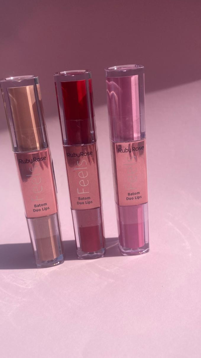 Labial matte+gloss metalizado Ruby Rose