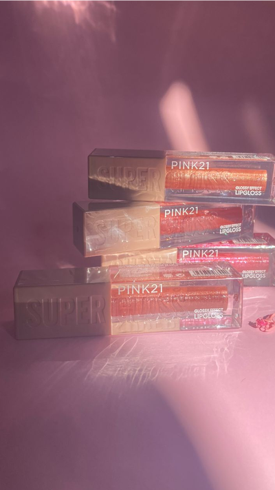 Lipgloss glitter Pink 21