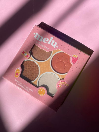 Paleta de rubor+iluminador+bronzer Ruby Rose 