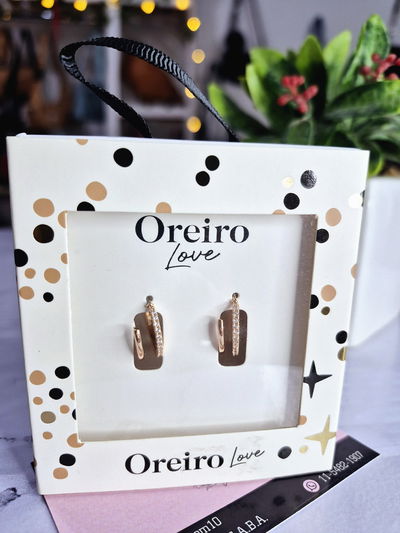 Aros Love Acero Rosado 