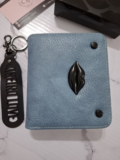 Billetera Pocket Celeste Jean