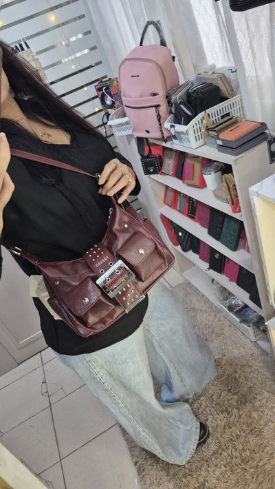 Cartera Trendy Bordo Cargo