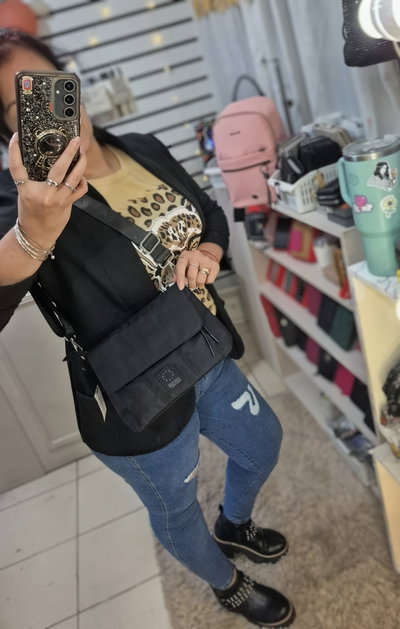 Bandolera Amayra Negro 