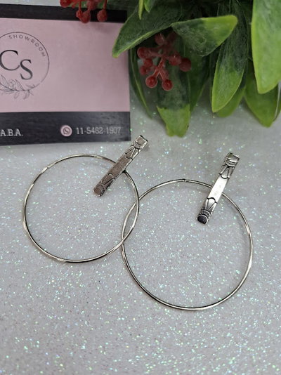 Aros Argollas con grabado fanatasia