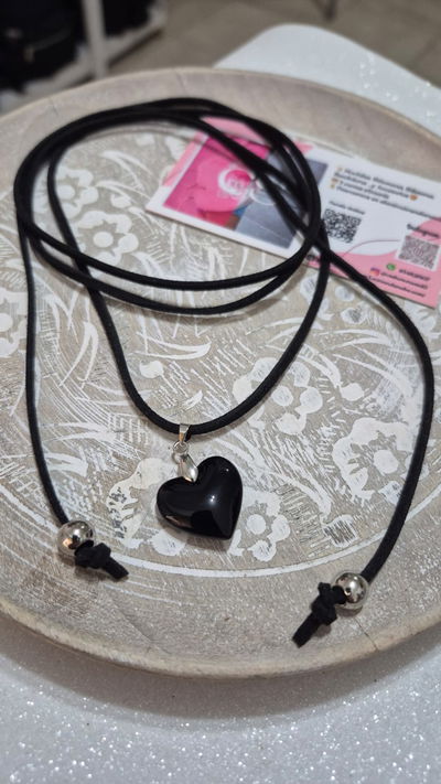Choker Corazón Negro CS