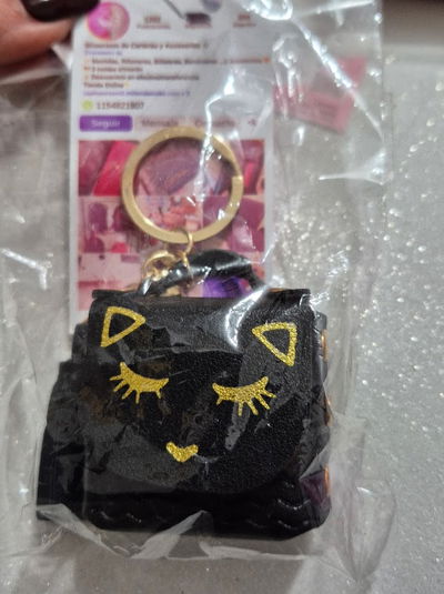 Llavero Charms Gatito Negro