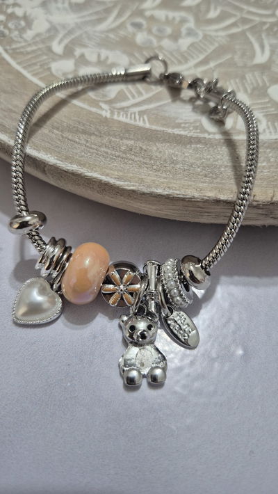 Pulsera Estilo Pandora Osito