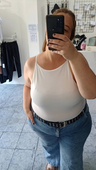 Top Amalia Blanco