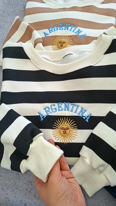 Buzo Argentina Bordado