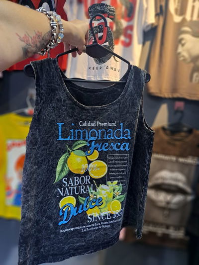 Musculosa Sin Tajo Limones