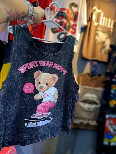Musculosa Sin Tajo Osito Patineta
