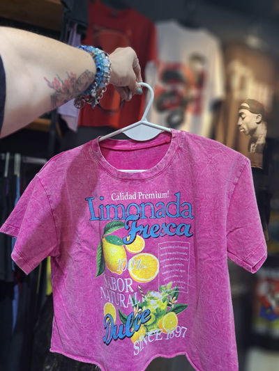 Crop Top Rosa Limones
