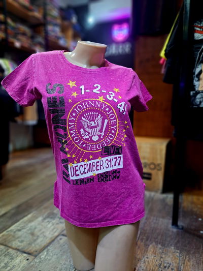 50cm Ramones 1,2,3,4 Fucsia