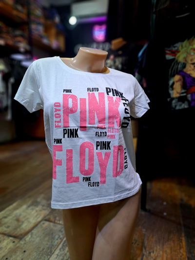 50cm Remera Blanca Pink Floyd