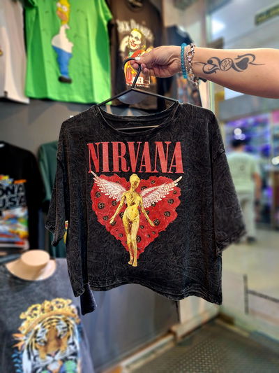 58Cm Crop Top Nirvana