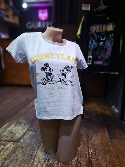 50cm Remera Blanca Mickey