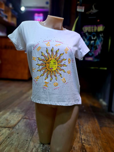 50cm Remera Blanca Zodíaco