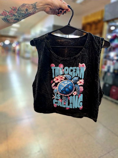 Muscu Crop Tortuga Ocean