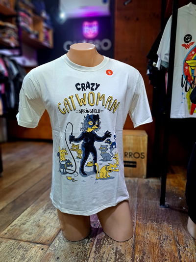 Los Simpson Loca de los Gatos Catwoman
