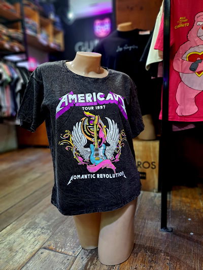 55cm Remera Nevada Metallica American Tour 1997