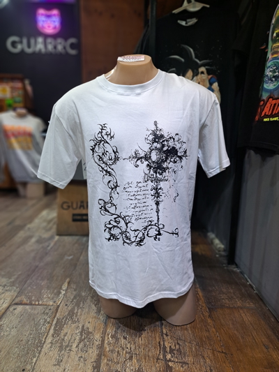 Remerón blanco Unisex Cruces. Talle único.