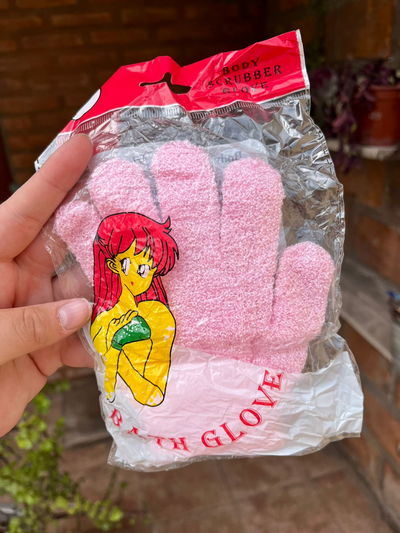 Guante exfoliante