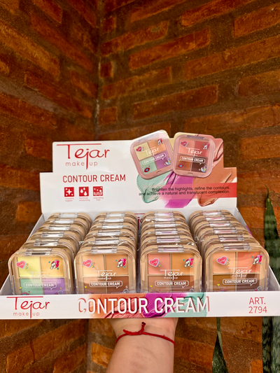 Paleta x4 corrector/contorno/rubor TEJAR