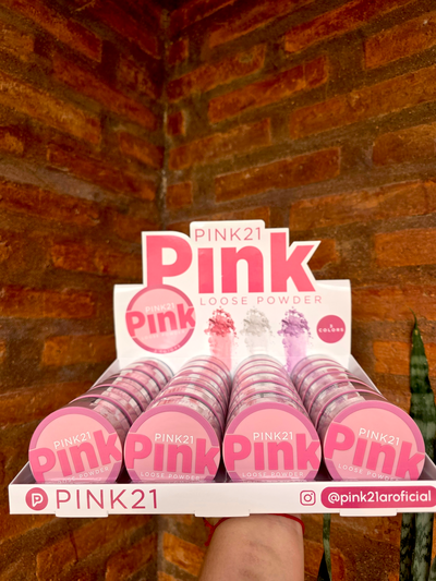 Polvo traslúcido 3 tonos Pink 21