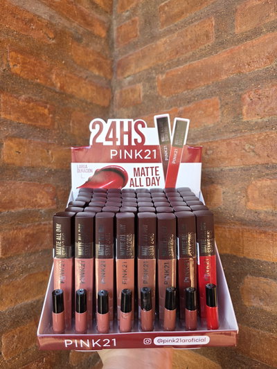 Labial liquido intransferible All Day - Pink 21