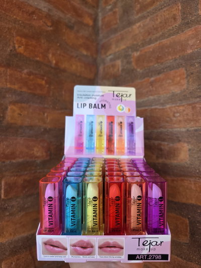 Balsamo con vitamina E sabor frutal (SIN COLOR) - Tejar