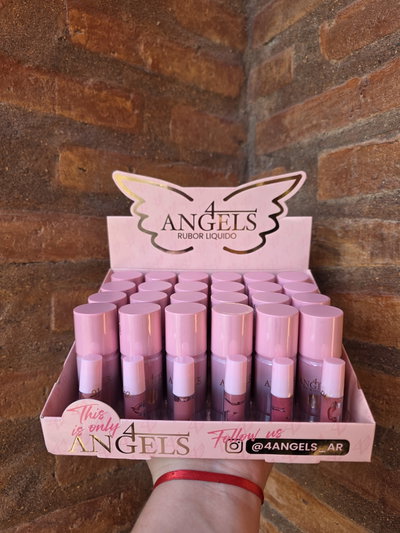Rubor liquido con esponja - 4Angels