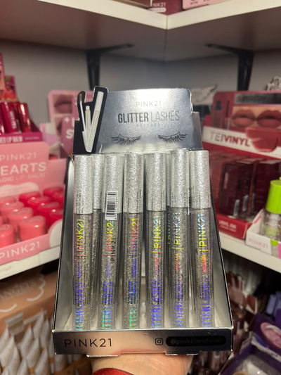 Máscara de pestañas con glitter Pink 21