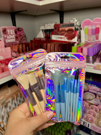 Set x8 brochas holografico