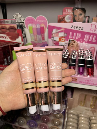 Base alta cobertura, mate Pink 21