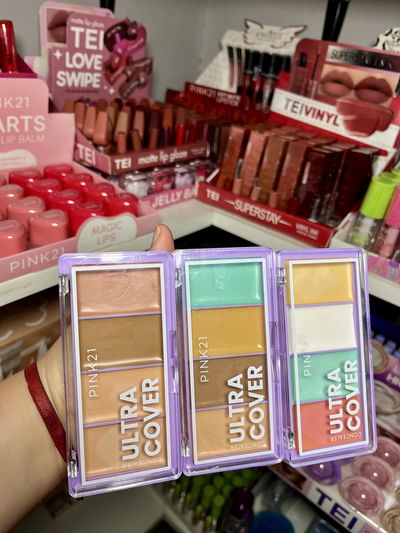 Correctores de ojeras en crema Pink 21