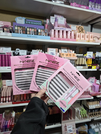Kit pestañas, incluye pegamento + sellador + pinza