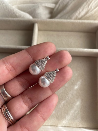 Aros Lady Di perla