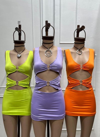 Vestido con aros