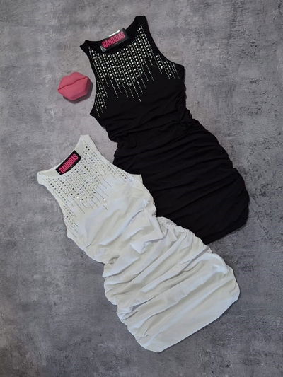 Vestido con aplique