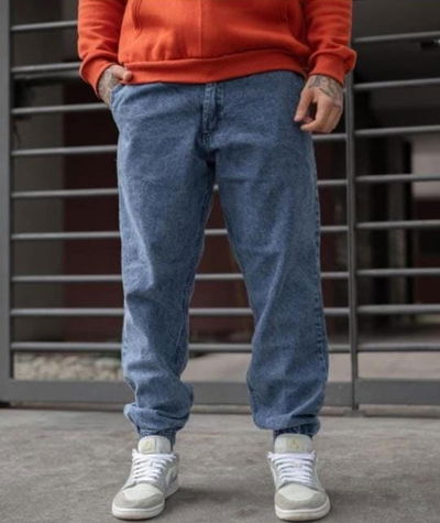 jogger liso azul