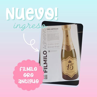 Filmilo Autoadhesivo Oro Antigüo