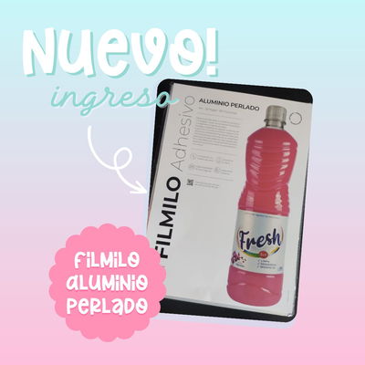 Filmilo Autoadhesivo Aluminio Perlado