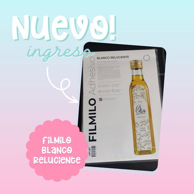 Filmilo Autoadhesivo Blanco Reluciente