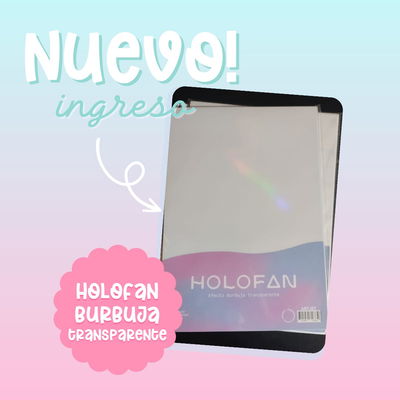 Holofan Burbuja Transparente A4 x unidad