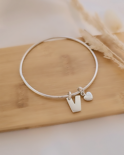 ESCLAVA CON DIJE CORAZON + INICIAL