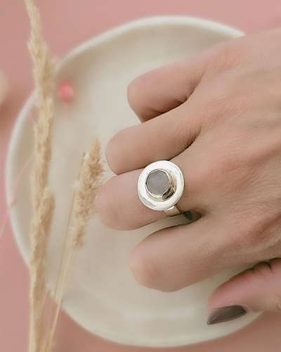 ANILLO CUARZO ROSA