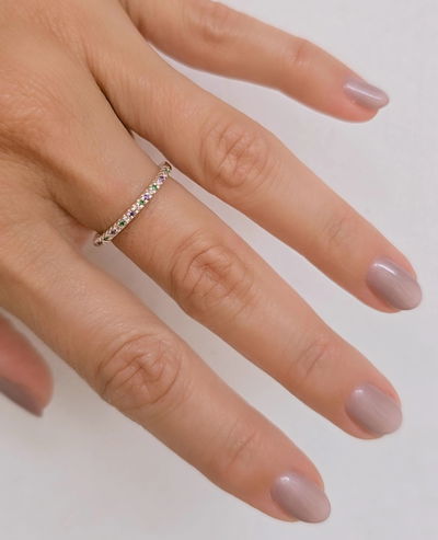 ANILLO CINTILLO COLOR